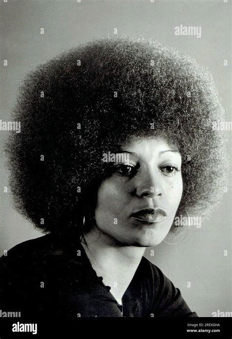 Philippe Halsman American Photographer Angela Davis Stock