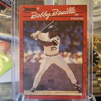 1990 Donruss Bobby Bonilla 290 Very Rare OG Error Card No Dot UV EBay