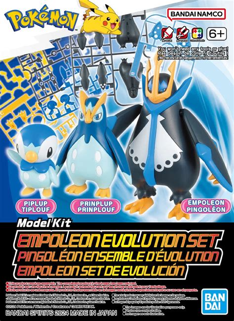 Bandai Pokémon Empoleon Evolution Set Newtype