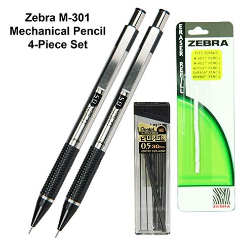 Zebra M 301 Mechanical Pencil 05mm 4 Piece Set Review