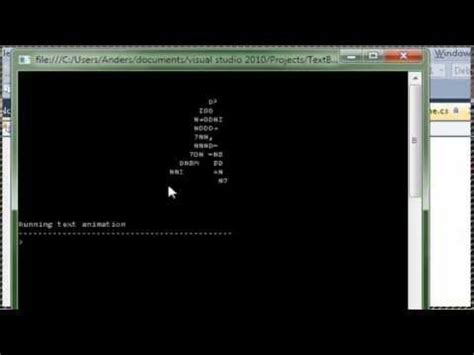 How To Make Animation In Command Prompt Cmd Youtube