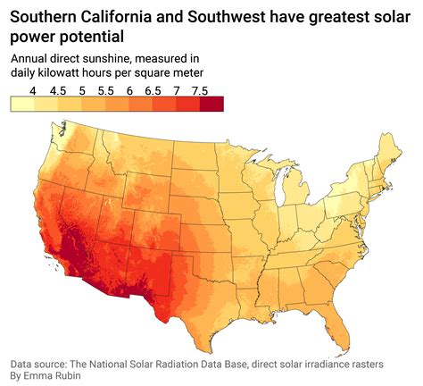 Visualizing solar power capacity across the US | 103.3 The Vibe