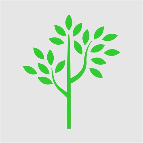 Plant vector design for logo 16744252 Vector Art at Vecteezy