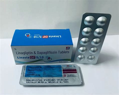 Dapagliflozin Mg Linagliptin Mg Linavia Dp Packaging Size