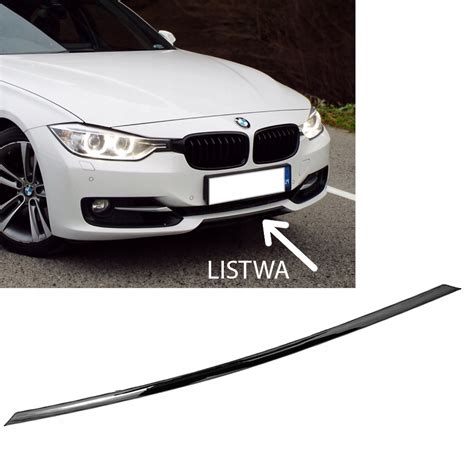 BMW 3 F30 F31 SPORT LINE przdednia listwa zderzaka listwa na przód