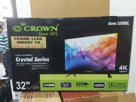 Black Crown 32 Inch Smart LED 1 Year Warranty IPS At Rs 7000 Piece In