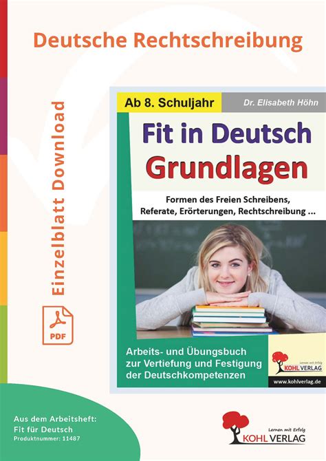 Fit In Deutsch Grundlagen Deutsche Rechtschreibung