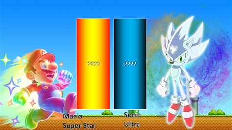 Mario Vs Sonic Power Level YouTube