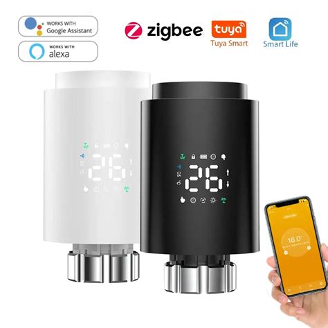 Tuya Smart Zigbee Radiator Actuator Trv Programmable Thermostatic