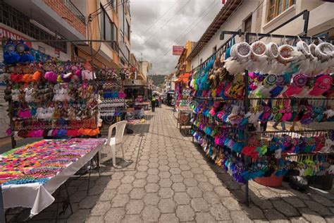 OTAVALO, ECUADOR, NOVEMBER 06, 2018: Outdoor View Of Hispanic ...