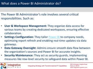 Power Bi Administration Guide For It Leaders Pptx