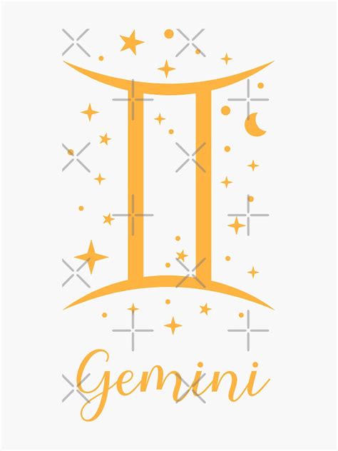 "Gemini Merch" Sticker for Sale by TaniyaParmar | Redbubble