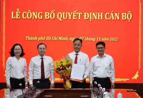 Ông Nguyễn Minh Đức làm Phó Chánh Văn phòng Thành ủy TPHCM