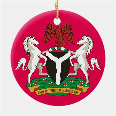 Nigeria- Custom Porcelain Christmas Ornament | Zazzle | Custom ...