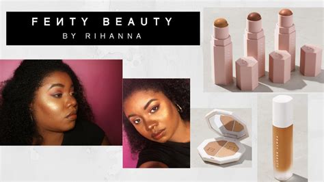 Fenty Beauty By Rihanna Swatches Demo First Impressions Youtube