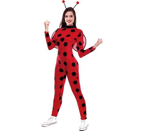 Costume Da Coccinella Nera A Pois Per Donna