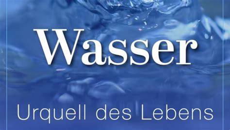 Wasser Urquell Des Lebens Ideenreich Nidwalden