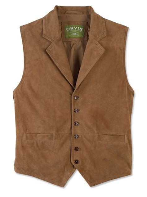 Goat Suede Lapel Vest For Men Goat Suede Lapel Vest Orvis My