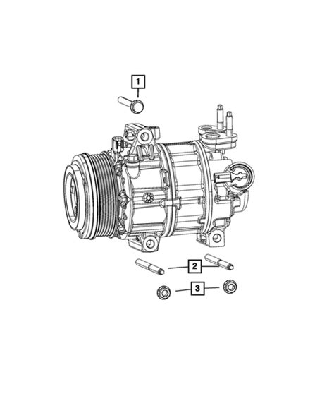 Air Conditioner Compressor And Mounting For 2024 Jeep Grand Cherokee