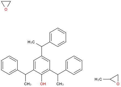 70880 56 7 甲基环氧乙烷与环氧乙烷的聚合物的单 2 4 6 三 1 苯基醚 苯基 醚 cas号70880 56 7分子式结构式