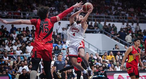 Ginebra Beats Smb In Game Takes Lead In Pba Semifinal