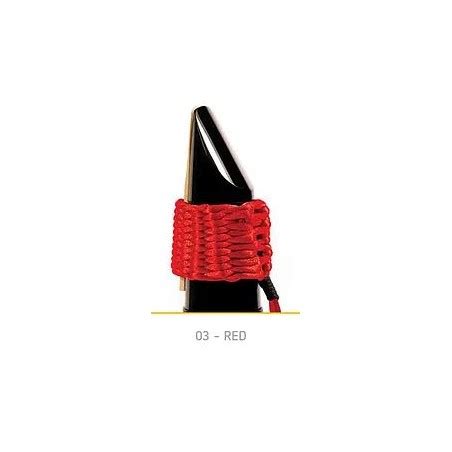 Bambu Ac Ligature Clarinette Sib En Fibre Synthetique Rouge