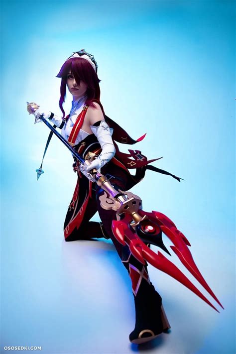 Model Lady Melamori Melamor1 In Cosplay Rosaria From Genshin Impact