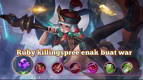 RUBY EMBLEM Killing Spree Mobile Legends YouTube