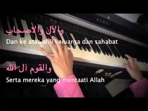 Syamail Muhammadiah UNIC Piano Cover With Lyrics YouTube