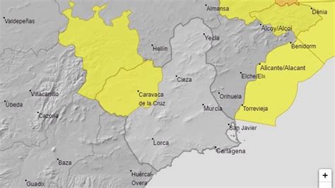 La Aemet Emite Un Aviso De Nivel Amarillo Por Tormentas Y Lluvias Para