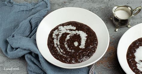 Bubur Pulut Hitam Black Glutinous Rice Pudding