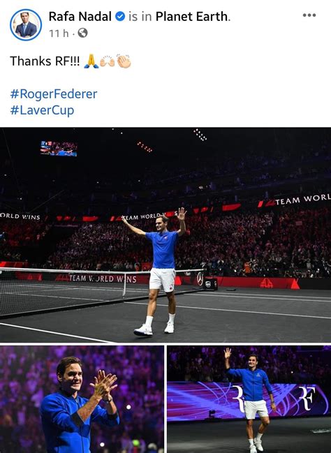 We talk a lot of Rafa's Instagram, but what about his Facebook? : r/tennis