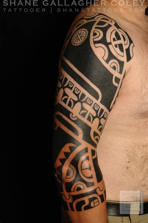 SHANE TATTOOS: Marquesan Sleeve