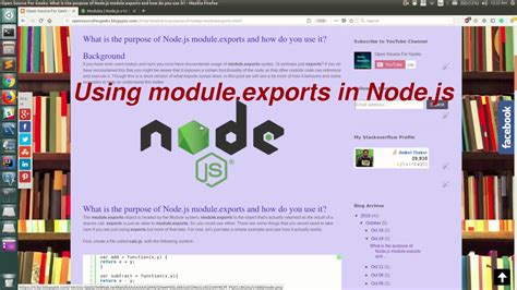 What Is The Purpose Of Node Js Module Exports And How Do You Use It