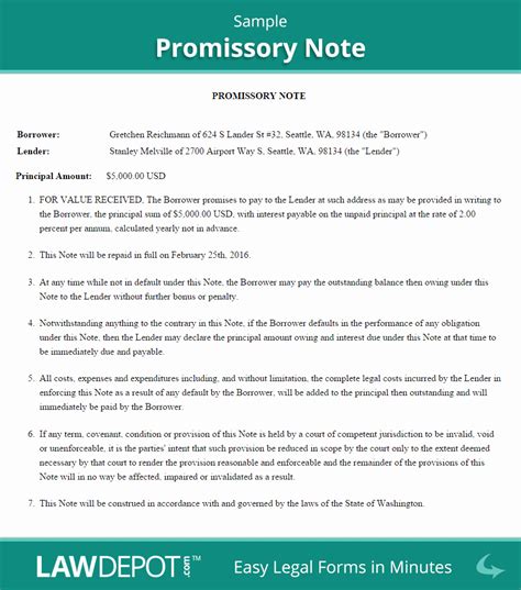 30 Promissory Note Payoff Letter | Example Document Template