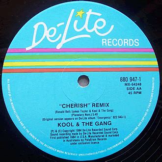 Fresh Misled Cherish Kool And The Gang Reefer Records