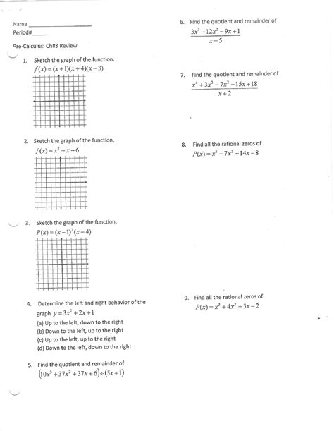 Precal ch3 answer key - pre - MAT 171 - Studocu