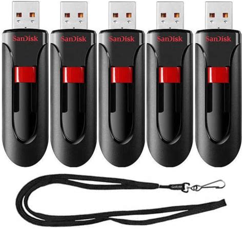 Sandisk 64gb 5 Pack Cruzer Glide Usb 20 Flash Drive Sdcz60 064g B35 Bundle With