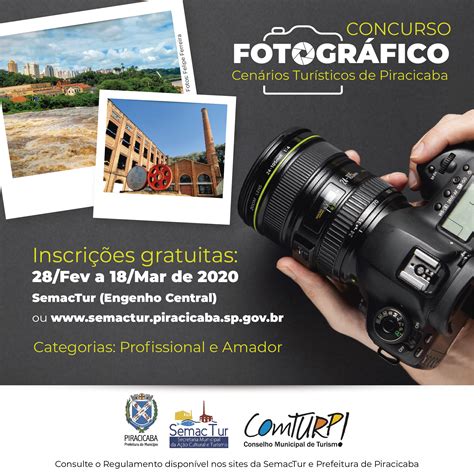 Semactur Abre Inscri Es Para Concurso Fotogr Fico Turismo Piracicaba