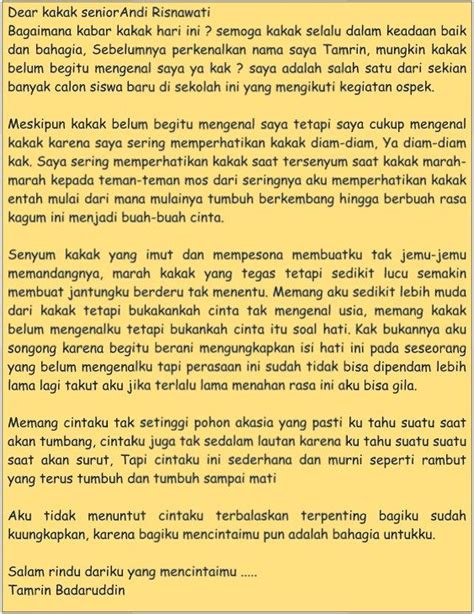 Detail Contoh Surat Cinta Ospek Koleksi Nomer 8