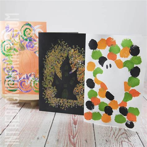 DIY Halloween Cards • In the Bag Kids' Crafts