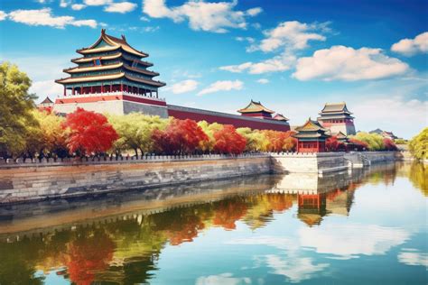 The Forbidden City In Beijing China Travel And Architecture Background Landscape View Of The