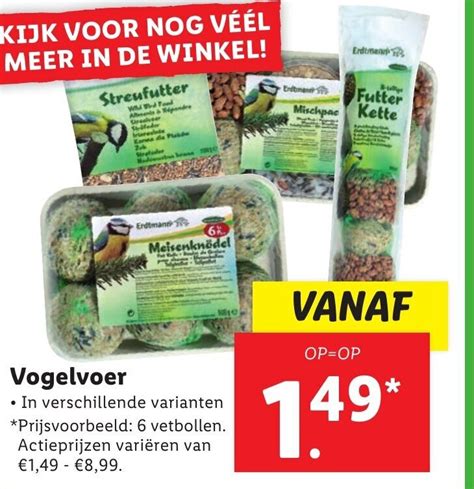 Vogelvoer Aanbieding Bij Lidl