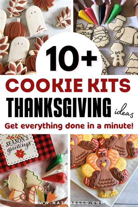 10 Diy Ideas Decorating Thanksgiving Cookie Kits Natodecco