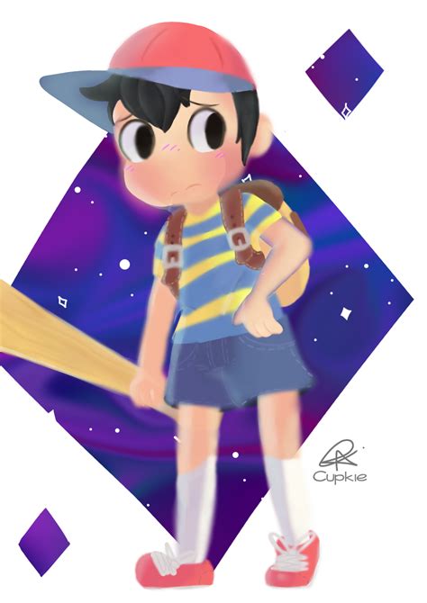 Ness Earthbound Cupkie Illustrations Art Street