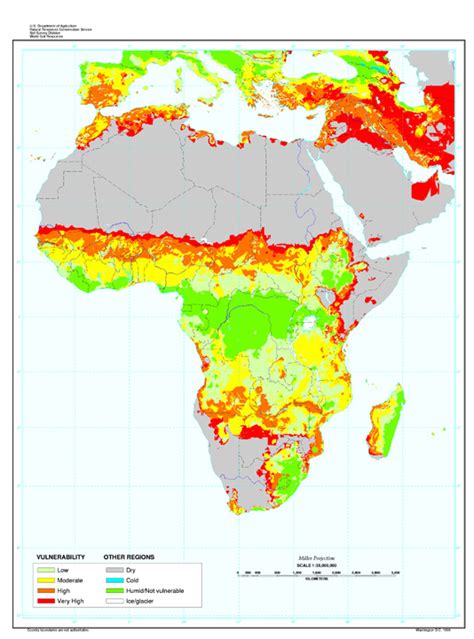 Desertification In Africa Map - Gretna Hildegaard