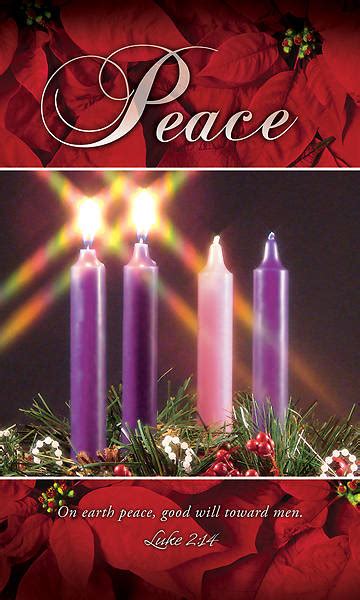 Peace Advent Wreath 3' X 5' Fabric Banner | Cokesbury