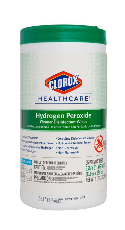 Macgill Clorox Healthcare Hydrogen Peroxide Wipes Ct Wipes