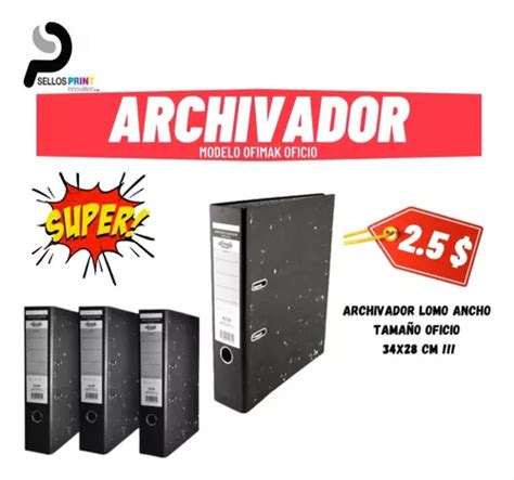 Archivador Lomo Ancho Oficio Ofimak MercadoLibre