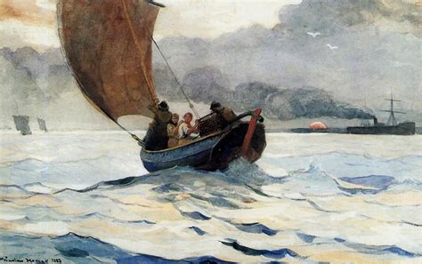 Returning Fishing Boats Winslow Homer